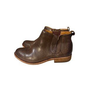 Kork-Ease Womens Brown Leather‎ Ankle Boots Size 6M